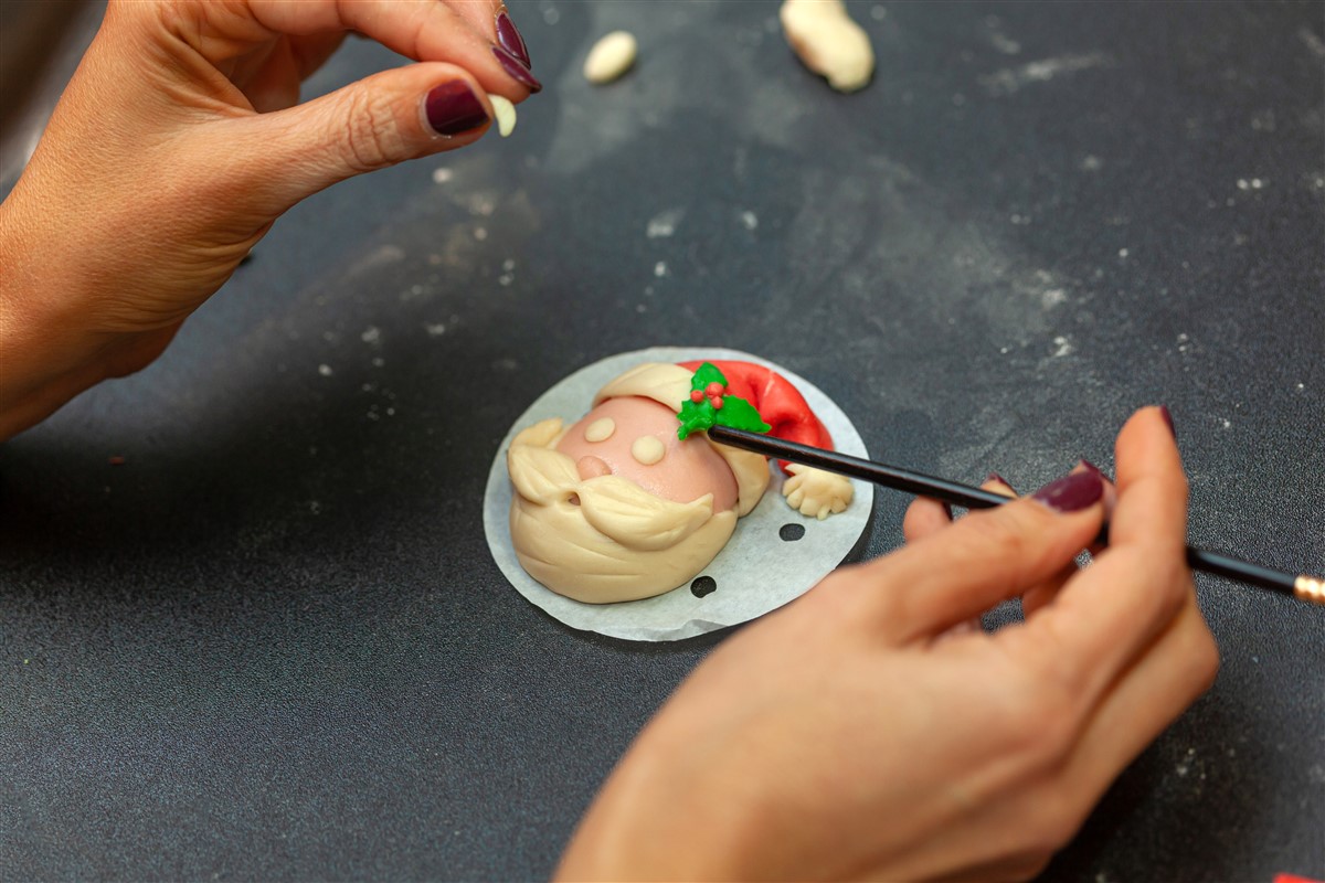 amuse-bouches en forme de Père Noël