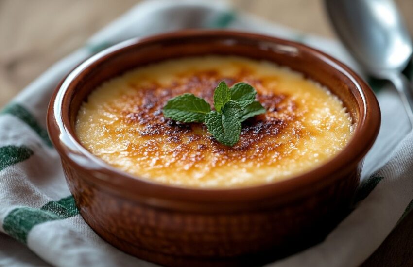 Éveillez vos papilles avec cette recette : crème catalane au caramel léger