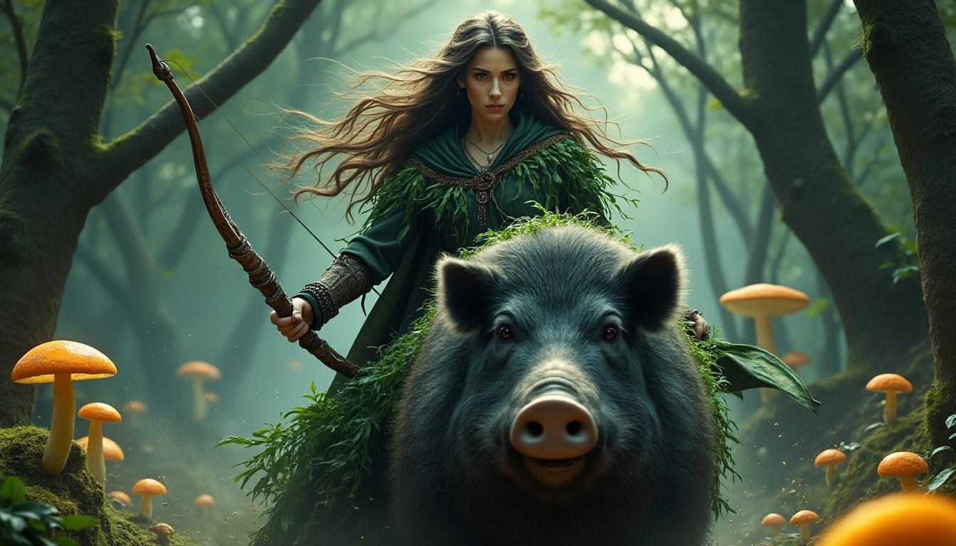 découvrez arduinna, la déesse celte qui veille sur la faune et les forêts. explorez son rôle essentiel dans la mythologie celtique et laissez-vous envoûter par les légendes qui entourent cette protectrice des animaux.