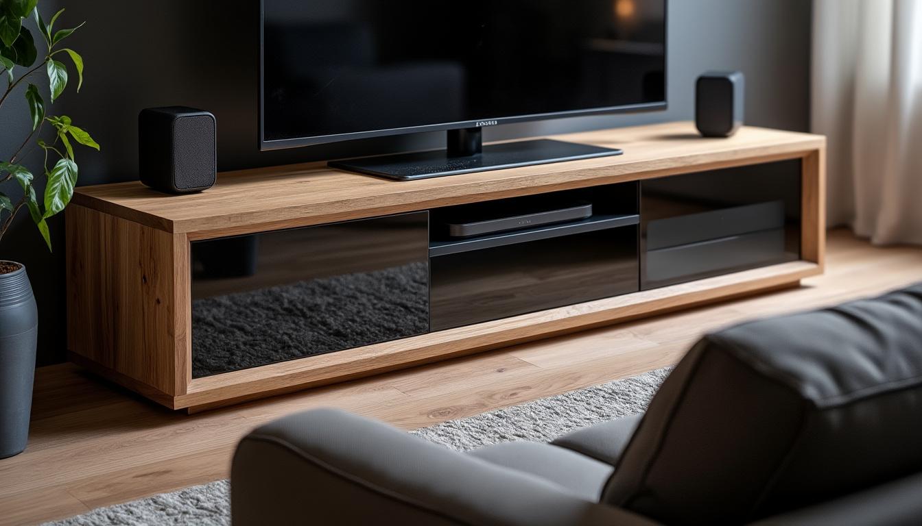 Comment choisir le meilleur meuble TV iPod iPhone avec enceintes intégrées ?