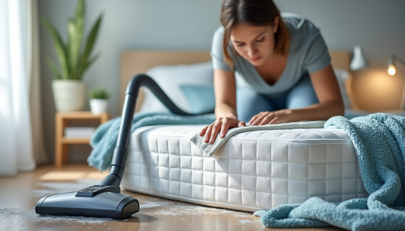 découvrez des méthodes simples et rapides pour nettoyer votre matelas sans le mouiller. astuces efficaces pour éliminer taches et mauvaises odeurs tout en préservant la qualité de votre literie.