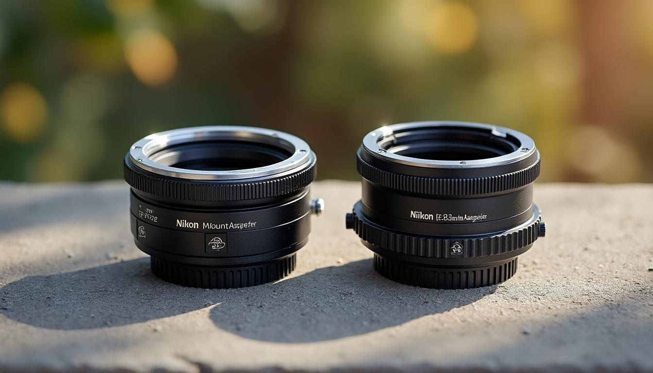 découvrez une analyse complète des bagues nikon ftz et ftz2, leurs fonctionnalités, compatibilités et différences pour choisir l'adaptateur idéal pour vos objectifs.
