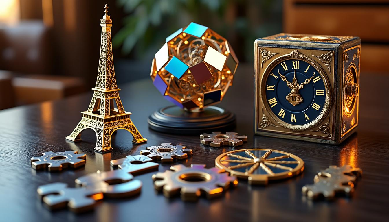 Des idées de cadeaux : puzzles 3D pour adultes à offrir