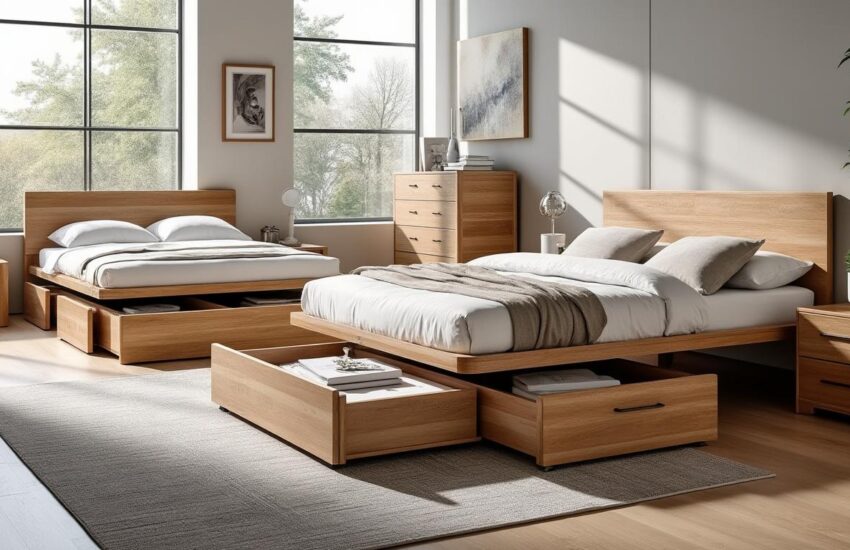 découvrez notre sélection des meilleures marques de lits coffres en bois, alliant qualité, design et praticité pour un rangement optimal dans votre chambre.