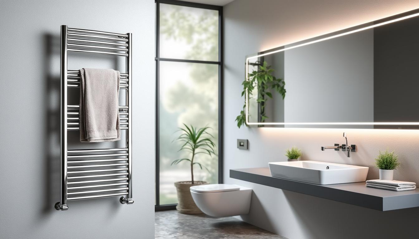 Sèche serviette électrique de 500w : l’accessoire incontournable de votre salle de bains