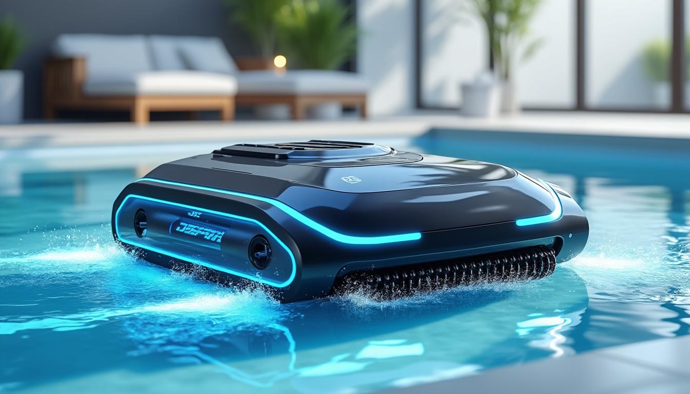découvrez notre guide d'achat complet pour choisir le meilleur aspirateur de piscine avec filtre intégré, alliant efficacité et praticité pour une piscine toujours propre.