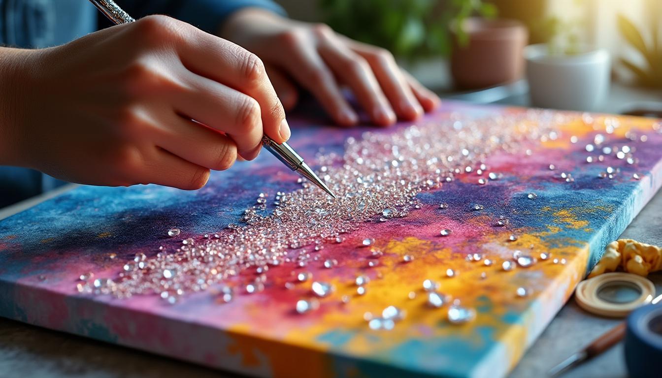 Les bienfaits du diamond painting sur la santé mentale et le bien-être