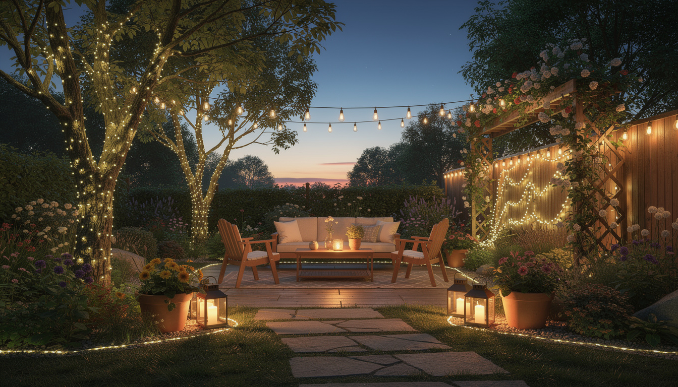 découvrez 10 idées originales et créatives pour utiliser une guirlande lumineuse dans votre jardin et créer une ambiance chaleureuse et féerique.