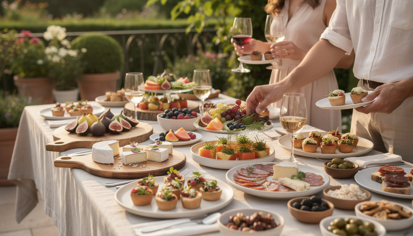 découvrez les dernières tendances pour un buffet dinatoire en extérieur réussi : idées déco, choix de plats gourmands et astuces pour une ambiance conviviale et estivale.