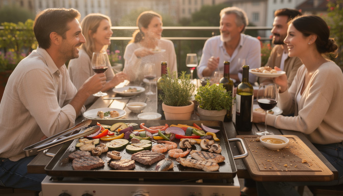 découvrez les accessoires indispensables pour réussir votre soirée plancha entre amis adultes et profiter d'un moment convivial et savoureux.