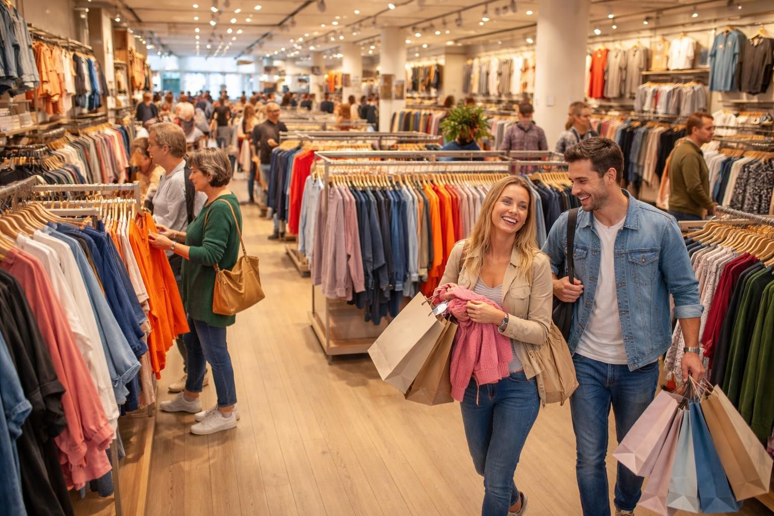 découvrez la halle aux vêtements, votre destination mode incontournable pour profiter de bons plans toute l’année. des vêtements tendance à petits prix pour toute la famille.