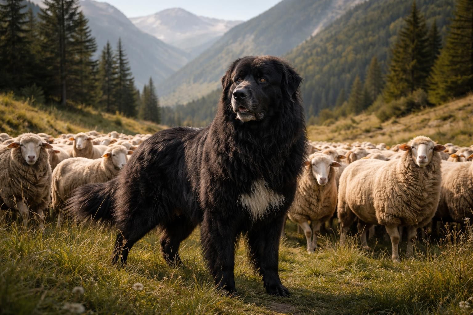 découvrez le chien des pyrénées noir, un gardien fidèle et courageux, et son rôle essentiel dans la protection du bétail contre les prédateurs.