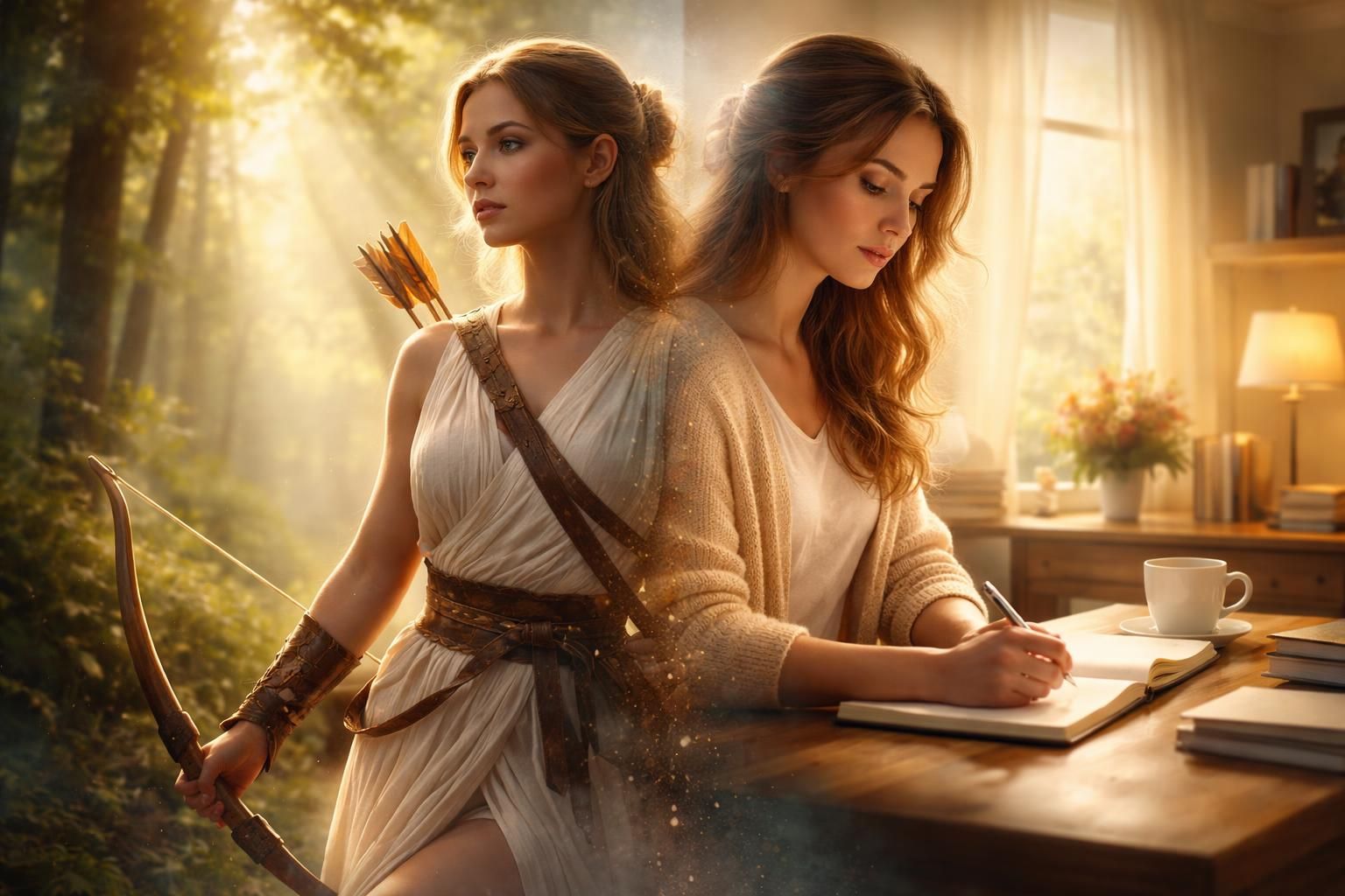 Diane en Anne et Anne en Diane puisse être auteur : Comment les identités littéraires se rejoignent