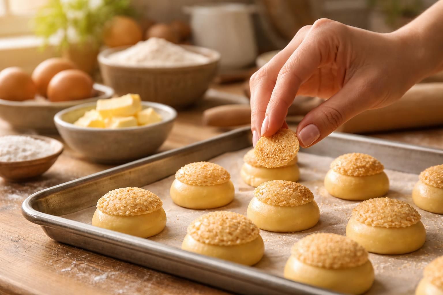 La recette du craquelin pour choux : l&rsquo;irrésistible touche croquante à vos desserts