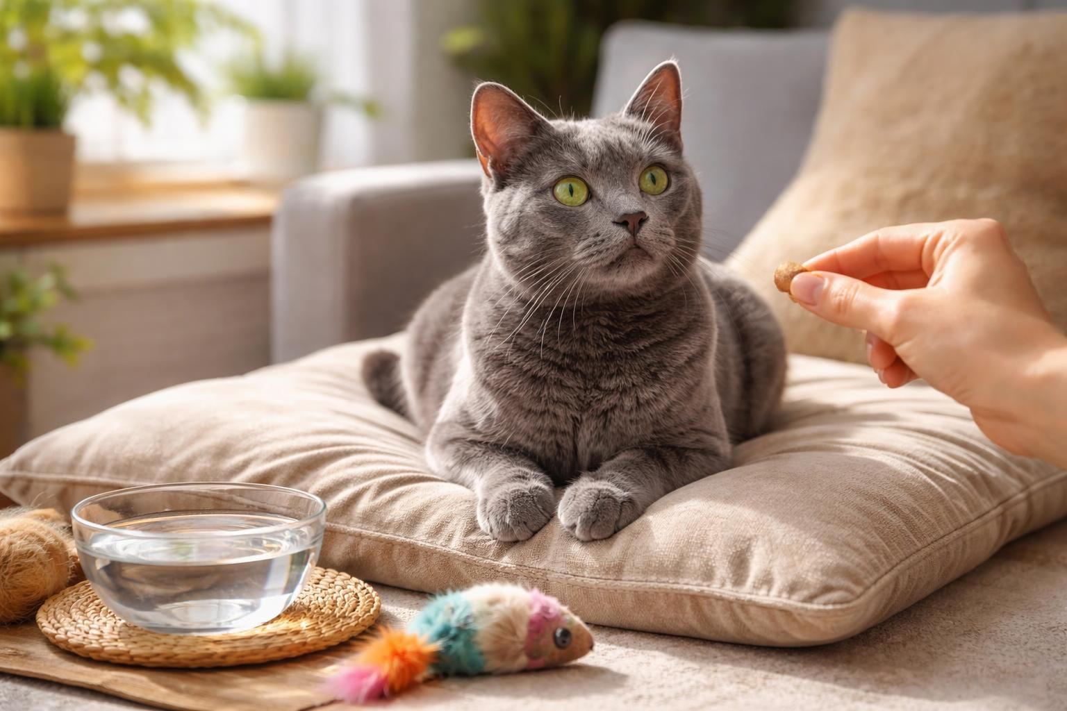 Comment prévenir le hoquet chez le chat : conseils pratiques