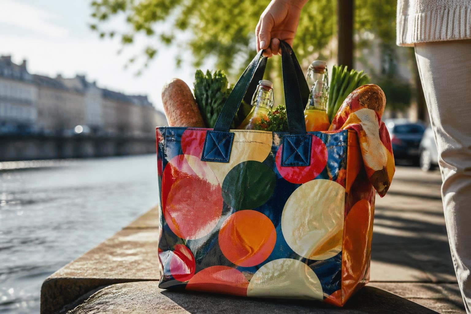 Les avantages d&rsquo;un cabas en toile cirée colorée pour le shopping