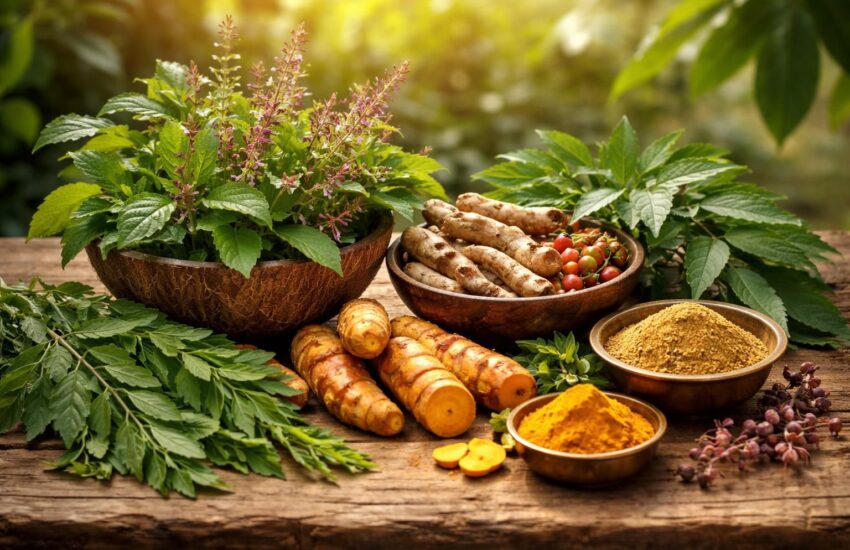 découvrez les plantes ayurvédiques, des remèdes traditionnels efficaces pour soulager les maux du quotidien et favoriser le bien-être naturel.