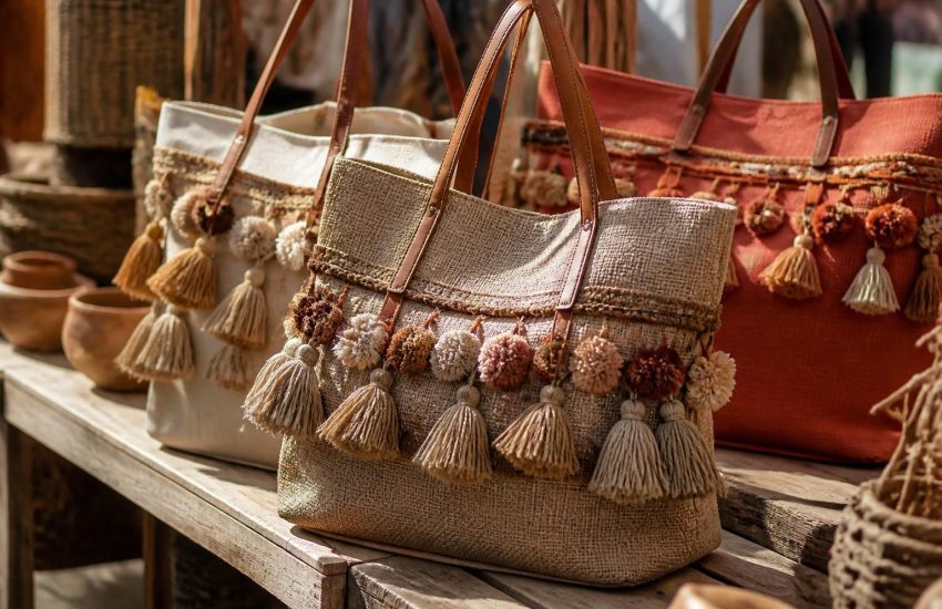 découvrez notre sélection des meilleurs sacs cabas bohèmes avec pompons à adopter cette saison pour un look tendance et authentique.