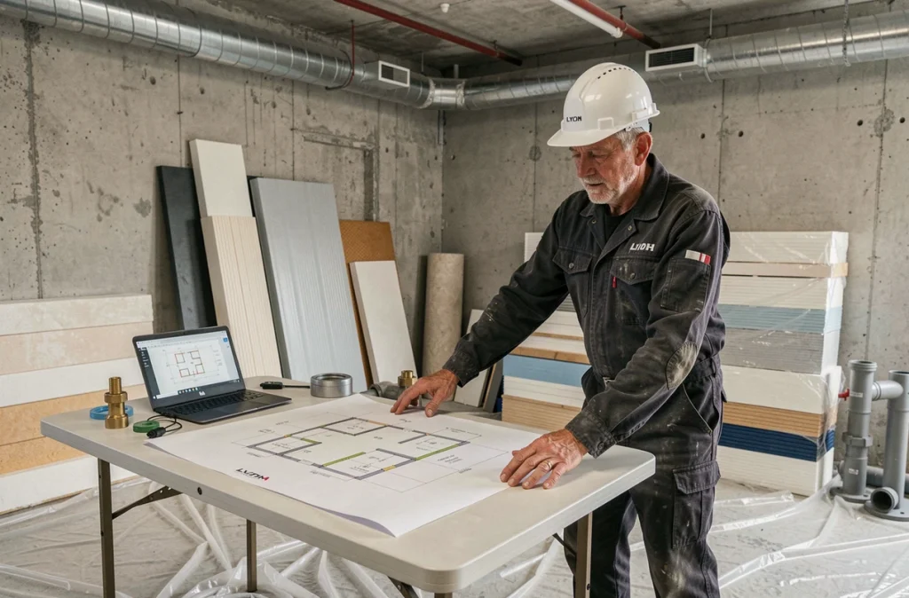 Ingénieur thermique d'Etude Realisation Thermique consultant des plans de chantier à Lyon
